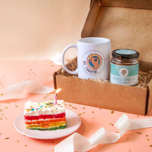 okcarbirthday gift box | coffee | hamper | flavoured instant coffee 