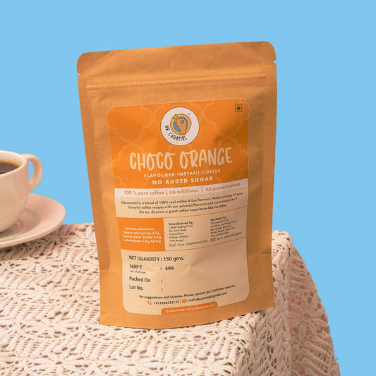 Choco Orange Instant Coffee | 150gm Refill Pack