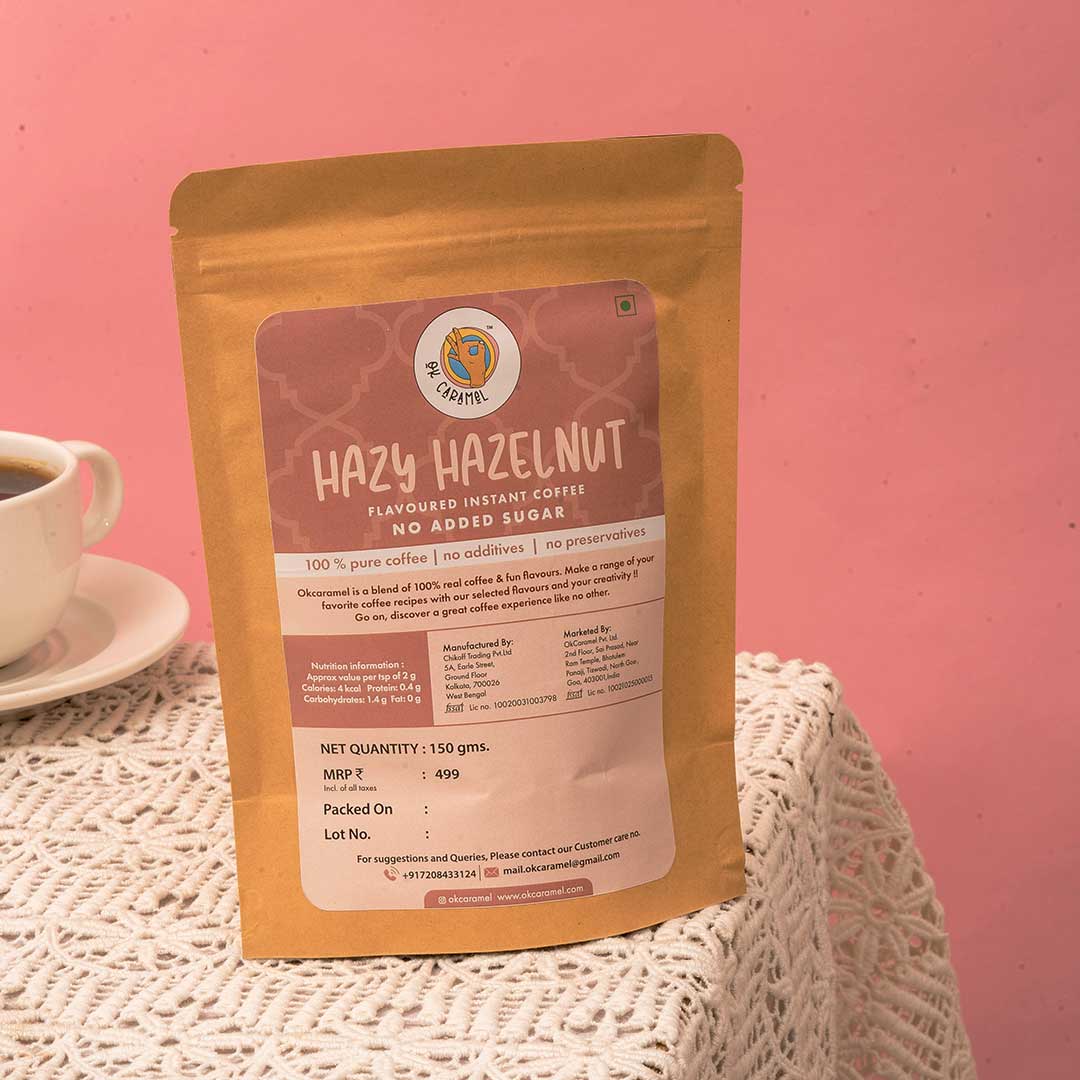 Hazelnut Instant Coffee | 150gm Refill Pack